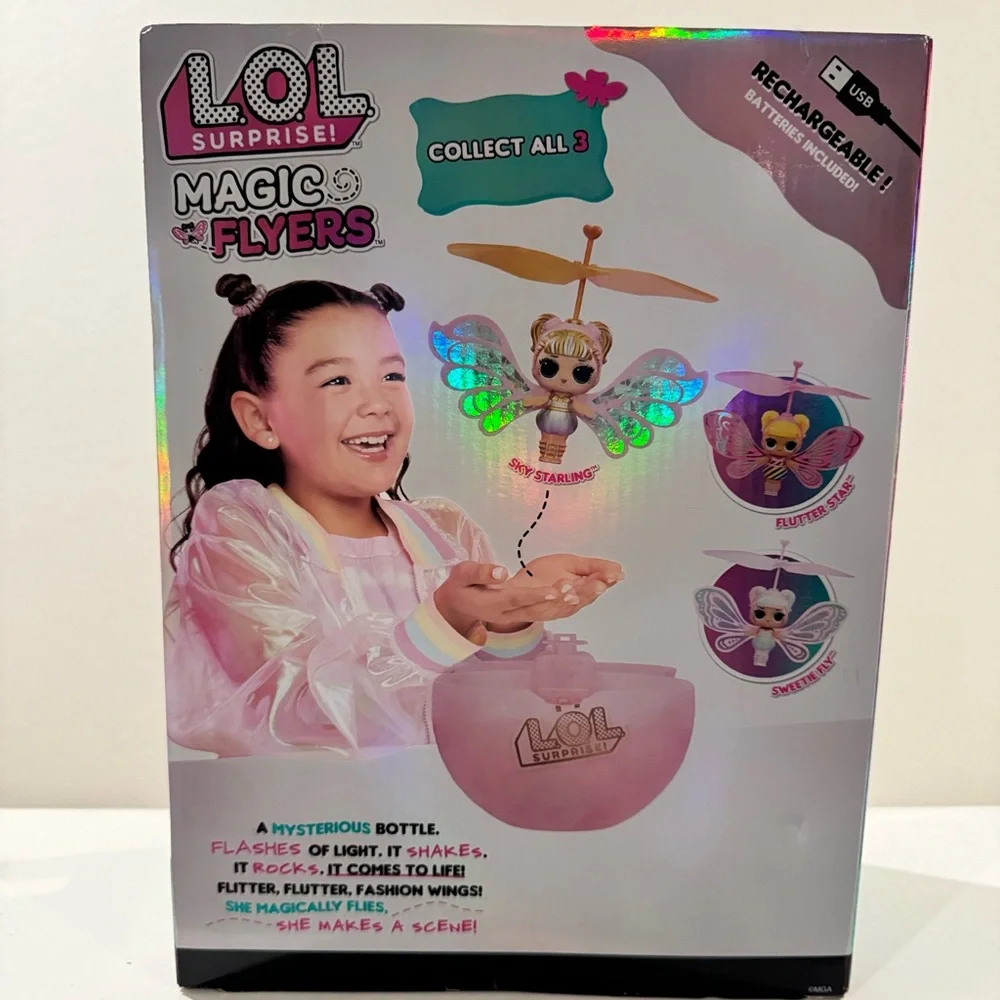 LOL Surprise Magic Flyers: Sky Starling. Collectible Doll, Bottle Unboxing. NEW